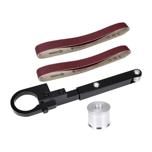 Bothyi Belt Sander Adapter for Angle Grinder Pipe Tube Sanding Attachment Bracket Accessories Woodworking Polisher Polishing Tool
