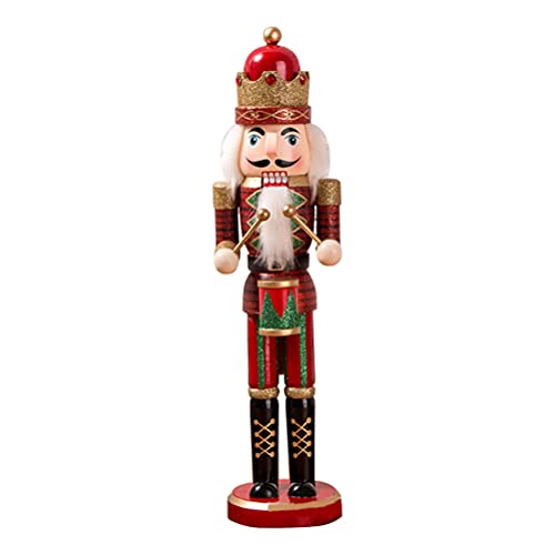 Catálogo de Cascanueces favoritos de las personas. 46 Bagima Adornos de Soldado Cascanueces Figura de Cascanueces de 38 Cm Adornos de para Decoración de Fiesta de Navidad en el Hogar Regalos de Año Nuevo para Niños (1)