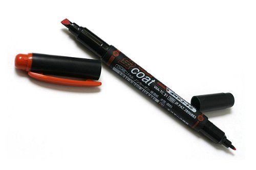Amazon.co.jp: Tombow 蛍光マーカー蛍COAT 茶 WA-TC31 蛍光ペン