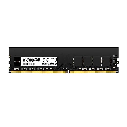 Lexar UDIMM DDR4 RAM 16GB, 3200 MHz RAM DDR4, 288-Pin U-DIMM Desktop Arbeitsspeicher, Hochleistungs-Computerspeicher, PC-RAM-Modul-Upgrade, Hochleistungs Arbeitsspeicher (LD4AU016G-B3200ASST)