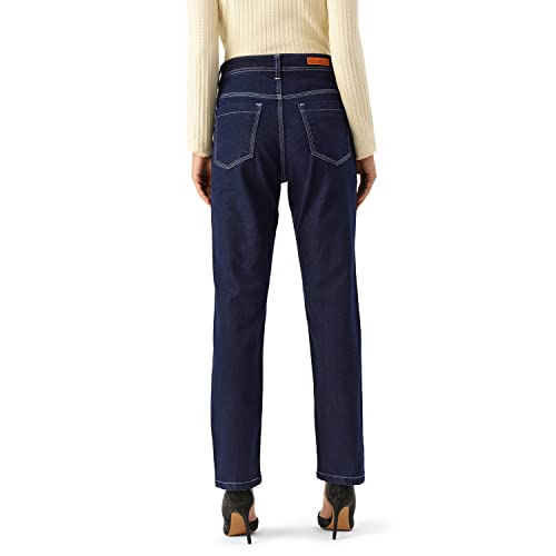 Image of PARIS HAMILTON Womens /Girls High Waist Straight fit Stretchable Denim Jeans Relaxed Fit