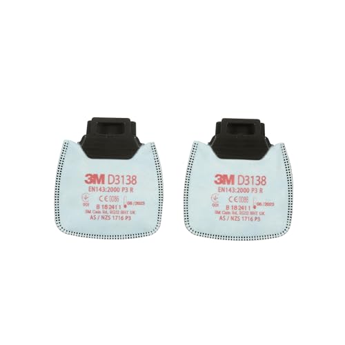 Filtro de partículas P3 R D3138 con protección para vapores orgánicos