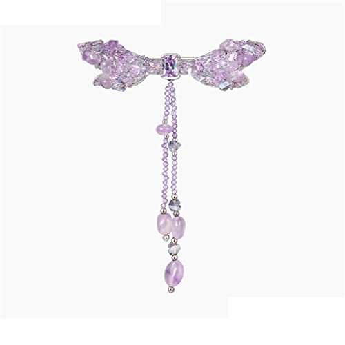 Broche Papillon en perles faites main pour robe et manteau