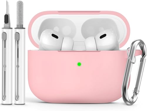 Inesore for AirPods Pro2 �P�[�X (2023/2022/2019) �J���r�i & �N���[�j���O�y���t���A�V���J�Q���f��/�S�ʕی�/�ϏՌ�/���͂ȗ����h�~�A�G�A�[�|�b�Y�v�� ��2/1����Ή��ی�J�o�[ -�s���N
