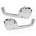 YzusGomumu Chrome Exterior Front Left Right Pair Set Door Handles Compatible with 1967-1972 Chevy C/K 10 20 30 GMC C/K 15 25 35 1500 2500 3500 Pickup Jimmy Blazer Truck Replaces 3927895 3927899