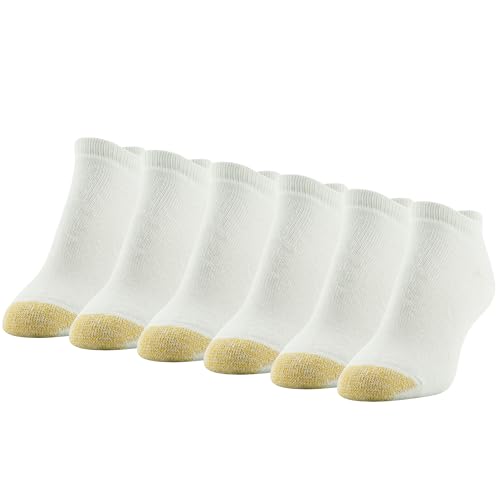 GOLDTOE Women's Sport Cushion No Show Socks, 6-Pairs