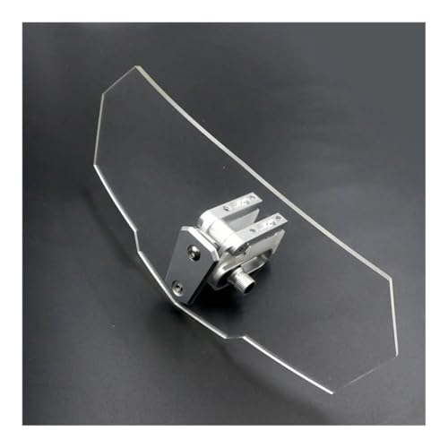 Saute-vent universel pour moto petite bulle de protection réglable noire