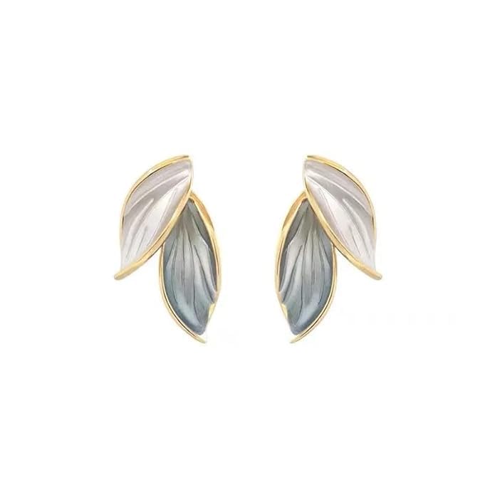 El Regalo Fashion Leaves Stud Earrings For Girls & Women- Minimalist Enamel Leaf Earrings (B0CK1B8562) Amazon Price History, Amazon Price Tracker