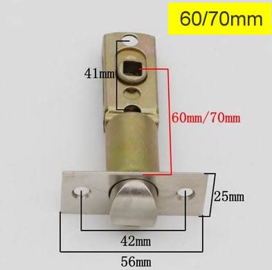 cilindro di chiusura, Corpo serratura porta, vari margini di imbottitura(70mm)