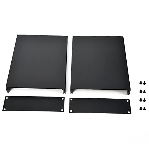Caja de aluminio para proyectos electrónicos 33x114x150 mm negra miniatura 1