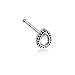 Chakra Sparkle Nose Stud Ring 316L Surgical Steel