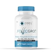Obel Follicgro Hair, Skin and Nails Supplement | Herbal Extracts | Vitamins | Biotin | MSM | Saw ...