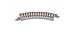 Lok Han Z Gauge R018 Curved Rail R70 45Â°