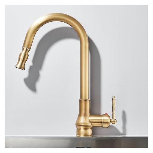 Disfruta de tu cocina tradicional con este grifo de latón antiguo y flexible 4