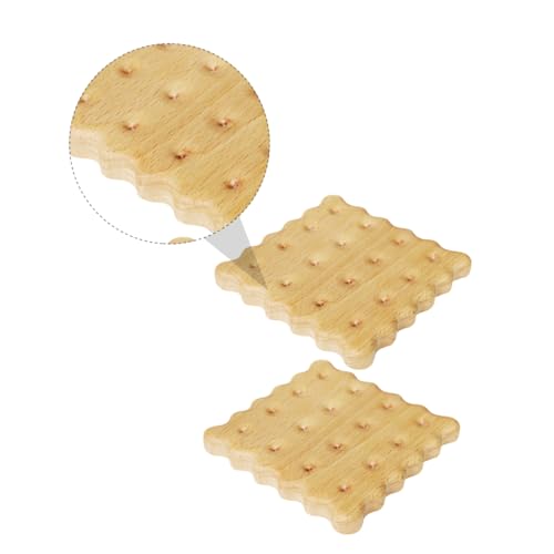 Tasse à thé originale en bois véritable en forme de biscuit à offrir - 4