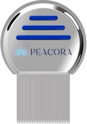 PEACORA Stainless Steel Lice Comb for Head Lice Remover & Egg Removal