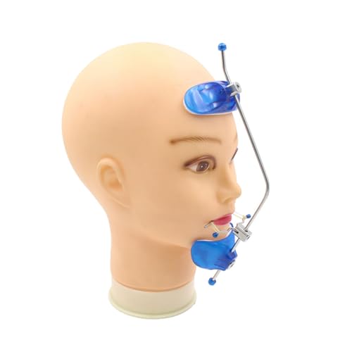 Dentalfronttraktionsvorrichtung, zahnärztliche Kieferorthopädie-Kopfkappe mit Einzelbärchen einstellbarer Gesichtsbogen, Achsenblech-Bogentraktor, geeignet für