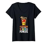 Photo Gallery donna coffee give me teacher powers funny coffee lovers teacher maglietta con collo a v Photo Gallery donna coffee give me teacher powers funny coffee lovers teacher maglietta con collo a v