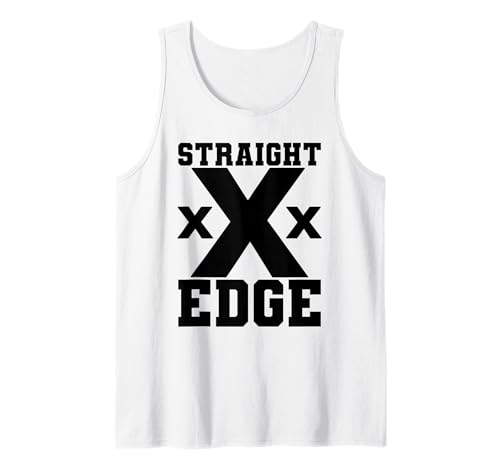 Straight Edge XXX Hardcore Punk Rock HC Vegan sXe Design Tank Top