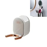 【Función de almacenamiento】Con un gancho para secador de pelo y una caja de almacenamiento, puedes colgar un secador de pelo y guardar otras cosas como peine, brochas de maquillaje, maquinilla de afeitar eléctrica, etc.