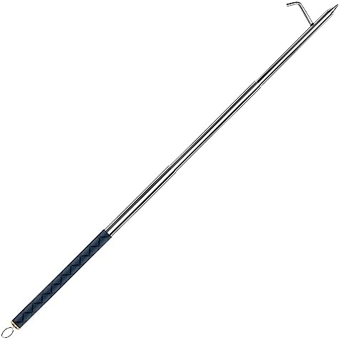 RAOMEIDE 49" Heavy Duty Fireplace Poker Tools, Outdoor Fire Poker for Fire Pit Camping, Campfire Extra Long Fire Pit Poker Stick, Firepit Poker