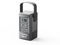 Powerstation tragbar 100W SOLARPLAY Q100 mit 25000mAh LiFePO4 Akku, Solar Generator mit USB & DC Anschluss, geeignet für Outdoor, Notfall, Reise, Camping