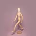 Mont Marte Maniqui Dibujo - Mannekin Masculino de 30cm – Muñeco articulado,...