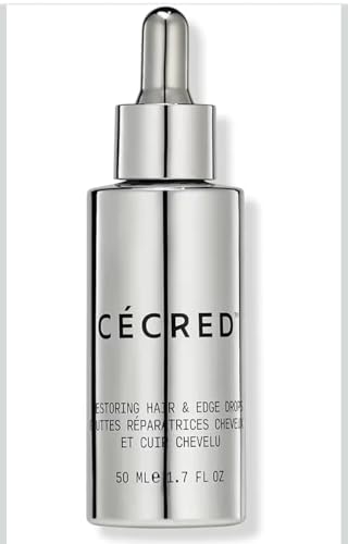 Restoring Hair & Edge Drops - Daily Peptide Serum for Fuller-Looking Hair, Supports Hairline & Scalp Health, Strengthens Roots,1.7 fl oz