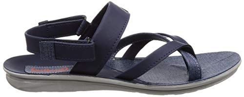 Image of Walkaroo Men Blue Grey Outdoor Sandals-7 UK (W5767)