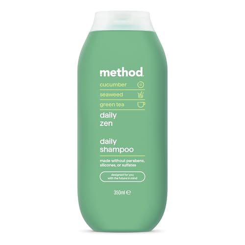 Method Daily Shampoo Daily Zen Cucumber Seaweed & Green Tea Scent Sulphate-Free 350ml