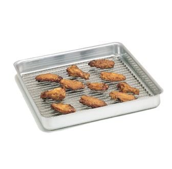 American Metalcraft SQ1615 Square Deep Dish Pan, Aluminum, 1.5" H, 16" W, 16" L