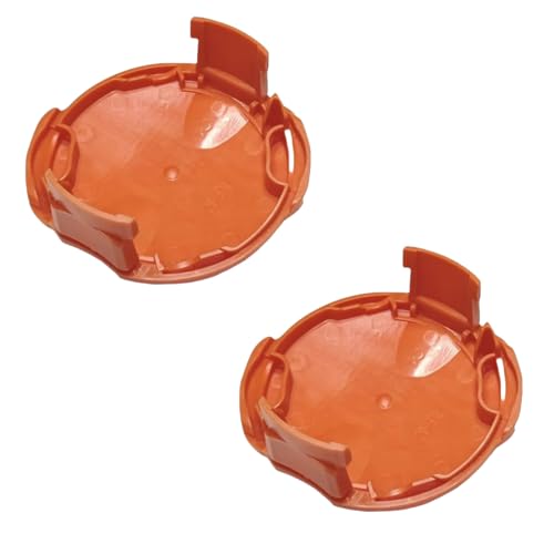 XINTONG 2 Pcs Spool Caps,Trimmer Spool Cover Caps,Practical Spool Cover Caps Replaceable Twin Line Cutting Head Covers Grass Trimmers,Compatible with Flymo FLY021