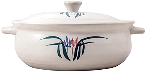 SaryEdge Cazuela de Barro/cazuela de cerámica - 3,5 litros,-3.5L