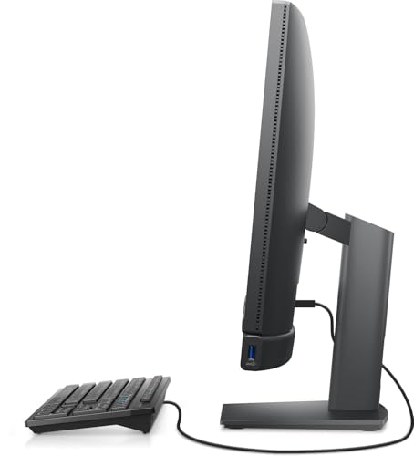 Image of Dell Pro 24 All-in-One QC24251 Desktop Computer, 23.8 inch FHD Touchscreen - Intel Core i5-14500T up to 4.8 GHz, 64GB DDR5 RAM, 512GB NVMe SSD, Intel UHD Graphics, FHD Webcam, HD Audio, Windows 11 Pro