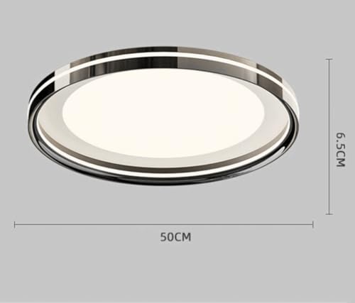 Plafonnier LED à intensité variable 50 cm avec télécommande pour un salon moderne