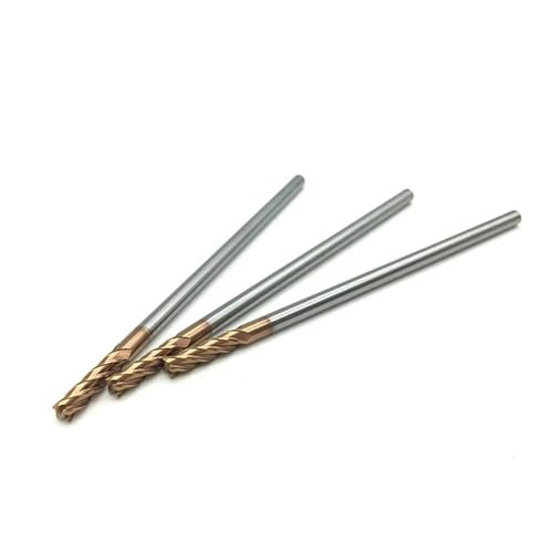 Fraise en carbure de tungstène HRC60 pour finitions de moules et matrices - 2