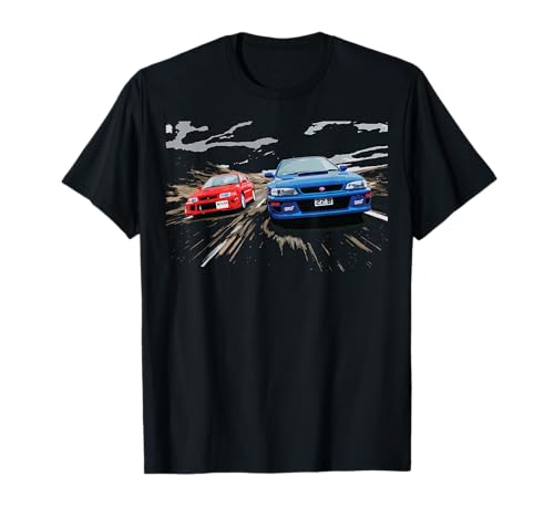 JDM Car EVO 6 contra 22b rally Camiseta