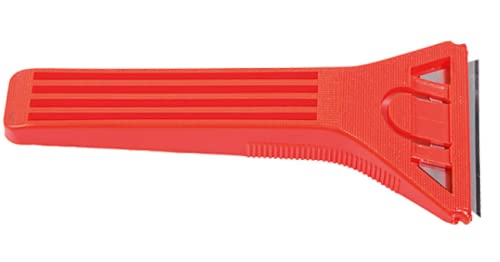 Saraoriginalshop Raschietto per vetri multiuso con 5 Lame, di colore Rosso, Giallo, Blu per pulizia rimozione adesivi colla silicone pittura smalto con lama in acciaio inox Bricolage ed Fai da Tè.…