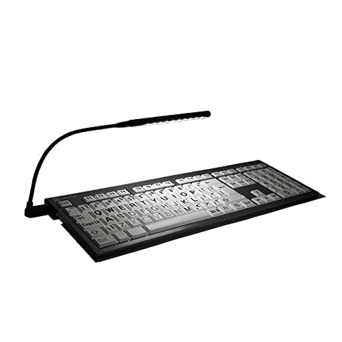 LogicLight Logickeyboard fini la fatigue oculaire sur clavier noir