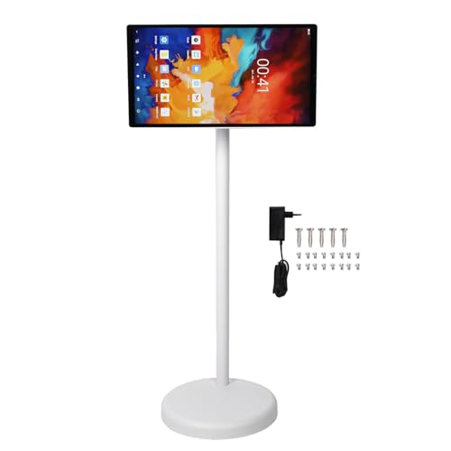 CHEOTIME Smart Board, interaktives Display 21,5-Zoll-Touchscreen-Fernseher 4G 64G 1920 x 1080 Auflösung 5 MP Kamera 2,4 G 5,8 G BT4.2 Bodenstehender Smart Mobile TV