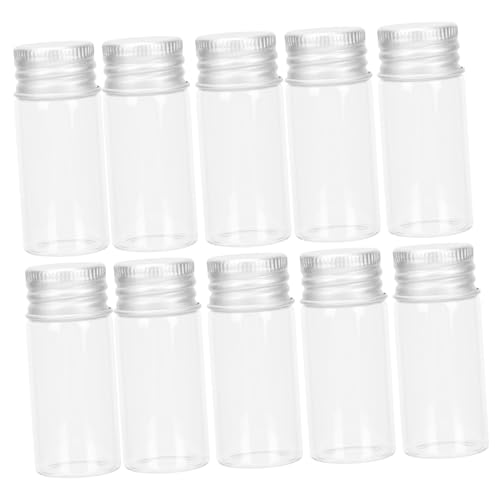 Opiniones y reviews de Fabricación de vidrio tintado Top 10. 43 DEARMAMY 10piezas Botella de Tinta Medicinal de Fabricada Vidrio Tapa de Aluminio para Muestras Domésticas Minibotellas de Vidrio Contenedores de Muestras