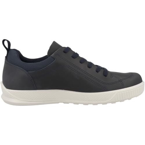 ECCO Byway Navy Nubuck Mens Comfort Shoes 501664-02038 - Image 2