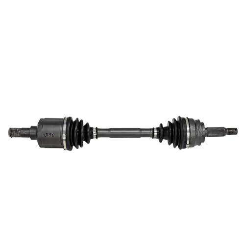 Image of Detroit Axle - Front Left Steering Knuckle and Wheel Hub Bearing CV Axle Shaft Assembly Replacement for 2007-2011 Dodge Caliber - 2pc Set