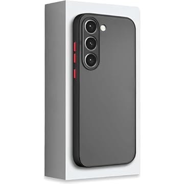 Capa Capinha Case Premium Anti Impacto Fosca Preta Translúcida com Proteção de Câmera para Samsung Galaxy S23, S23 Plus e S23 Ultra (S23)