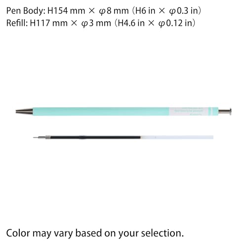 MARK'STYLE COLORS Bolígrafo retráctil 0.5mm tinta negra miniatura 2