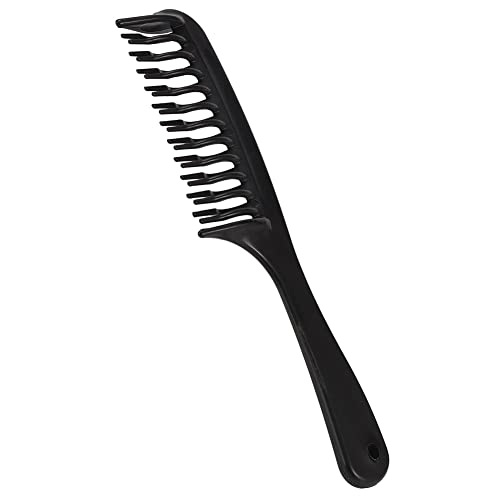Peine doble para desenredar cabello rizado, negro, 2 unidades miniatura 5