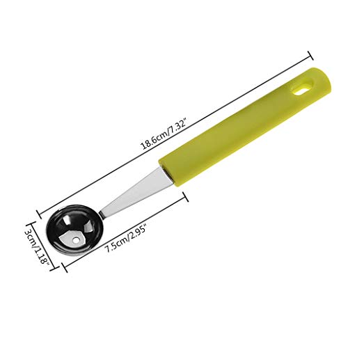 KYSA Conjunto de utensílios, escavador de melancia de aço inoxidável para uso doméstico, escavador d