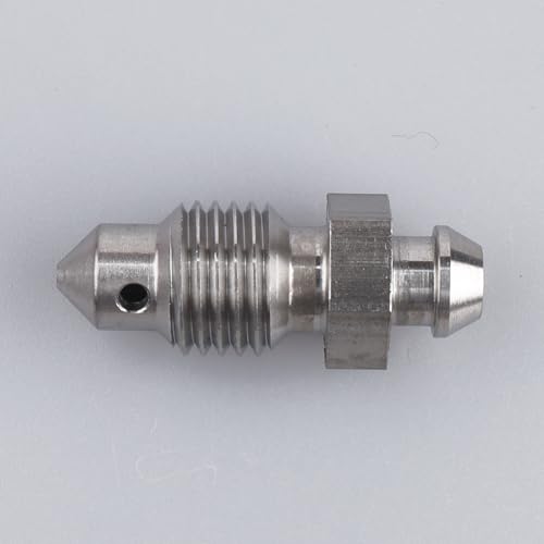 Image of Stainless Steel Bleeder Bleed Nipples Screw -4 AN AN4 Metric Brake Caliper Clutch Fitting Natural