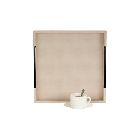 Sagala 16" Ivory Shagreen Tray Cover