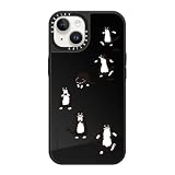 CASETiFY iPhone 14 用 ケース ミラーMagSafe対応 - ブラック (ブラックバンパー)